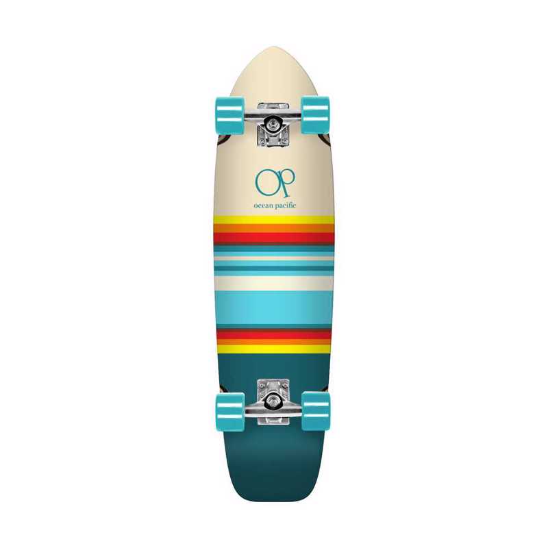OCEAN PACIFIC swell cruiser skateboard 8.25'' - Μπεζ/Γαλάζιο 100.060402703B825