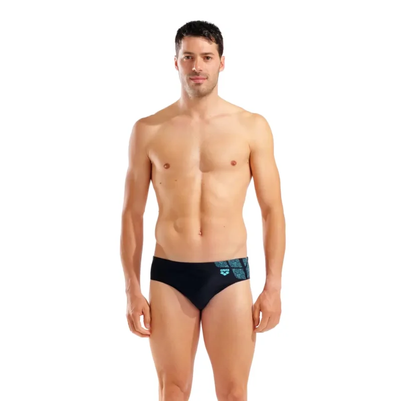 Arena Kikko Swim Briefs 010797-508 Μαύρο