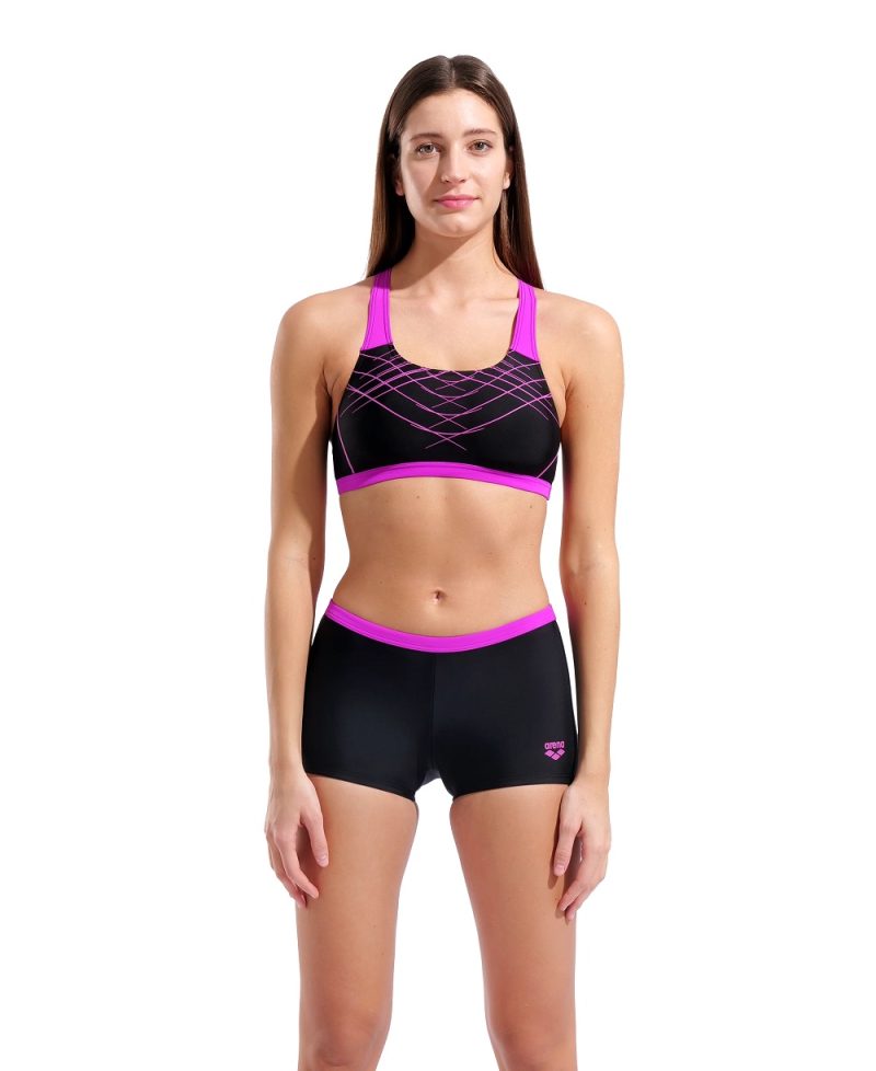 Arena Proposal Swimsuit Two 010804-590 Μαύρο