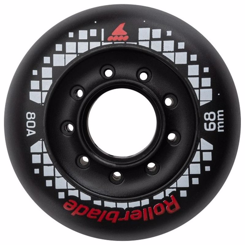 ROLLERBLADE Apex 68χιλ./80Α Ροδάκια - Μαύρο 43.066556