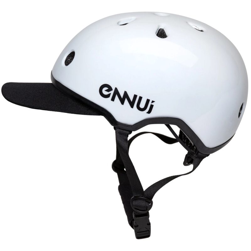 ENNUI Elite White Κράνος Με Αφαιρούμενο Peak - Λευκό 19.920106