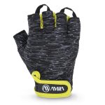 Γάντια Άρσης Βαρών PE Lycra S – Μαύρο / Κίτρινο AMILA 95611