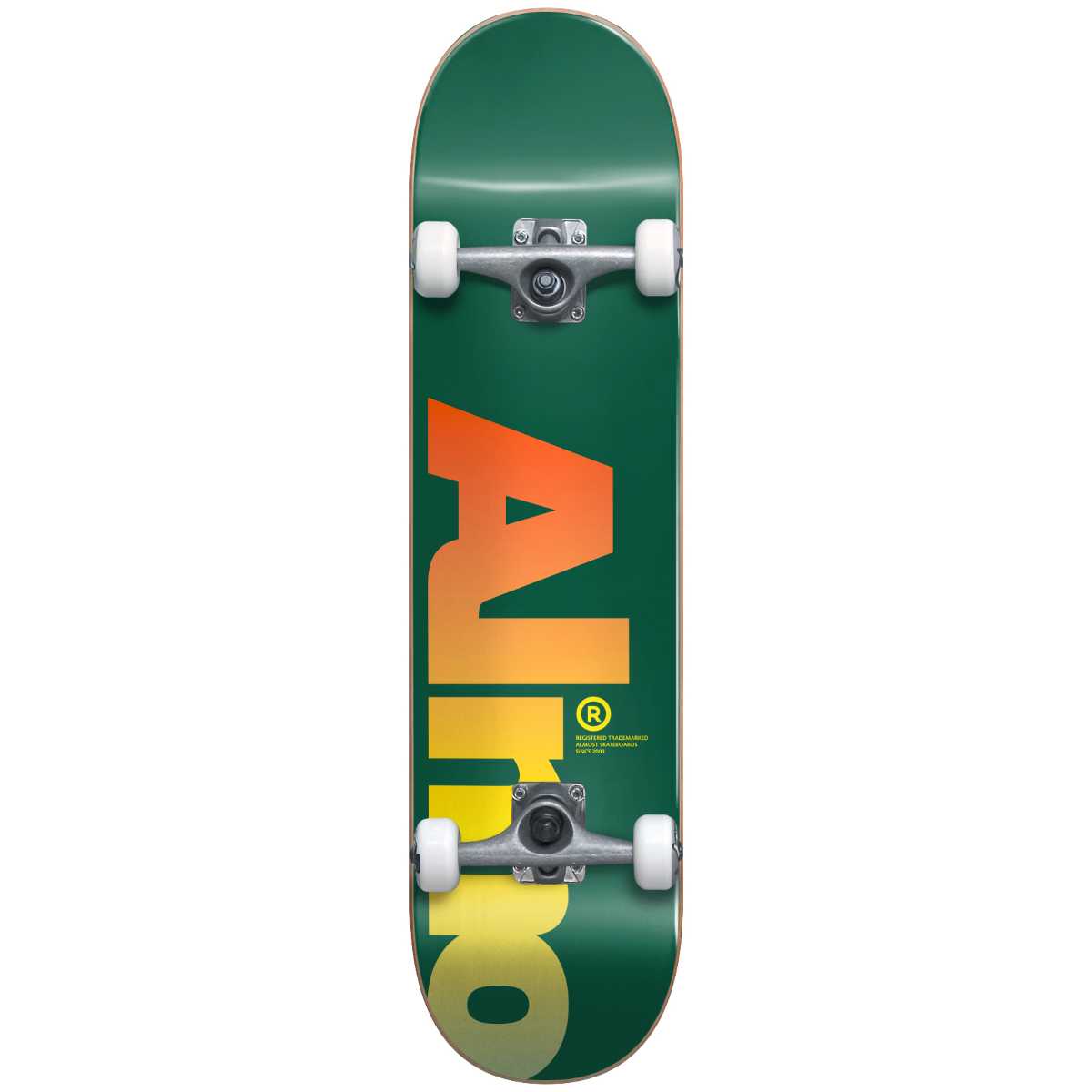 0-almost-fall-off-fp-complete-skateboard-8.25-prasino-bottom-view ALMOST Fall Off FP Complete Skateboard 8.25" - Πράσινο 49.10523248/GRN/8.25 - Image 1