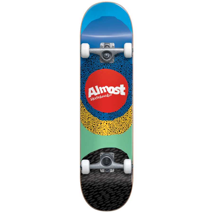 0-almost-radiate-fp-complete-skateboard-8.25-mple-bottom-view ALMOST Radiate FP Complete Skateboard 8.25" - Μπλε 49.10523239/BLU/8.25 - Image 1