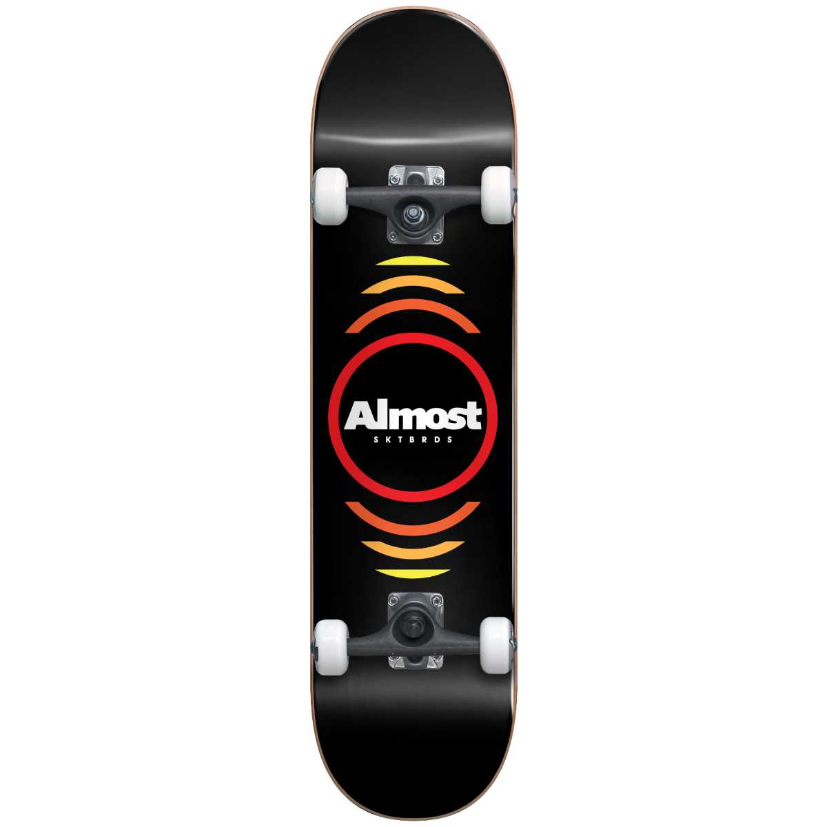 0-almost-reflex-yth-fp-soft-wheels-complete-skateboard-7-mauro-bottom-view ALMOST Reflex Yth FP Soft Wheels Complete Skateboard 7" - Μαύρο 49.10523251Y/BLK/7 - Image 1