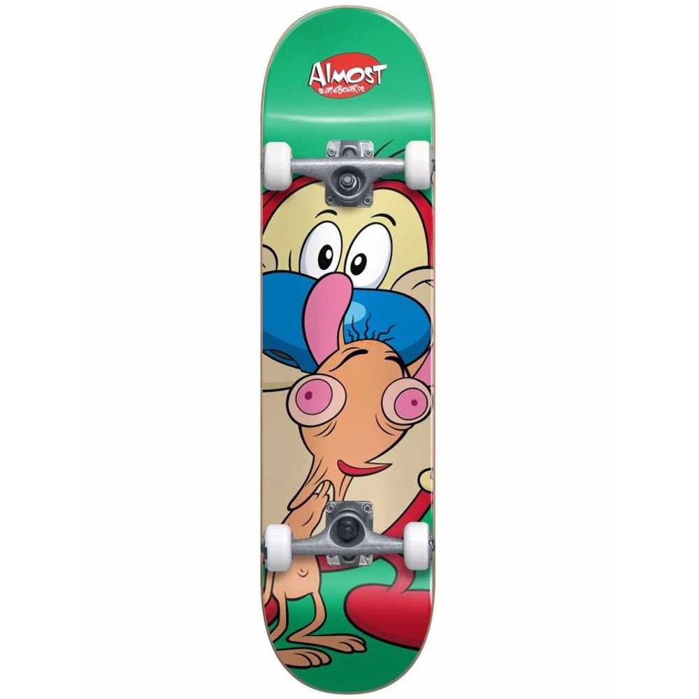 0-almost-ren-stimpy-on-my-back-resin-s-w-troxosanida-7-prasino-bottom-view ALMOST Ren & Stimpy on my Back Resin S/W Τροχοσανίδα 7" - Πράσινο 49.10523263Y/GRNRS/7 - Image 1