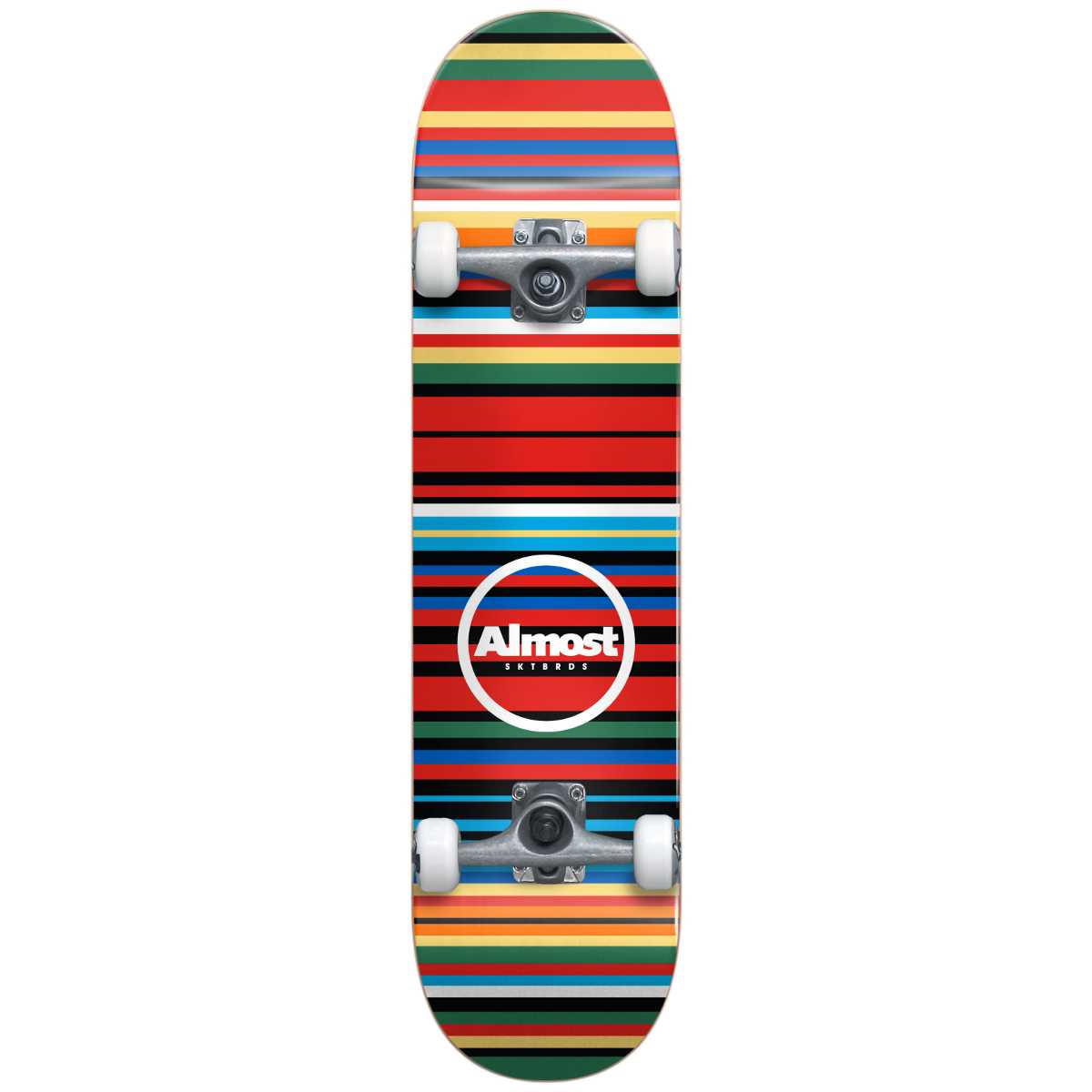 0-almost-thin-strips-fp-complete-skateboard-7.75-mauro-bottom-view ALMOST Thin Strips FP Complete Skateboard 7.75" - Μαύρο 49.10523257/BLK/7.75 - Image 1