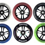AO SCOOTERS Ρόδα Quadrum V3 5-hole - Πράσινο 55.12592/grn