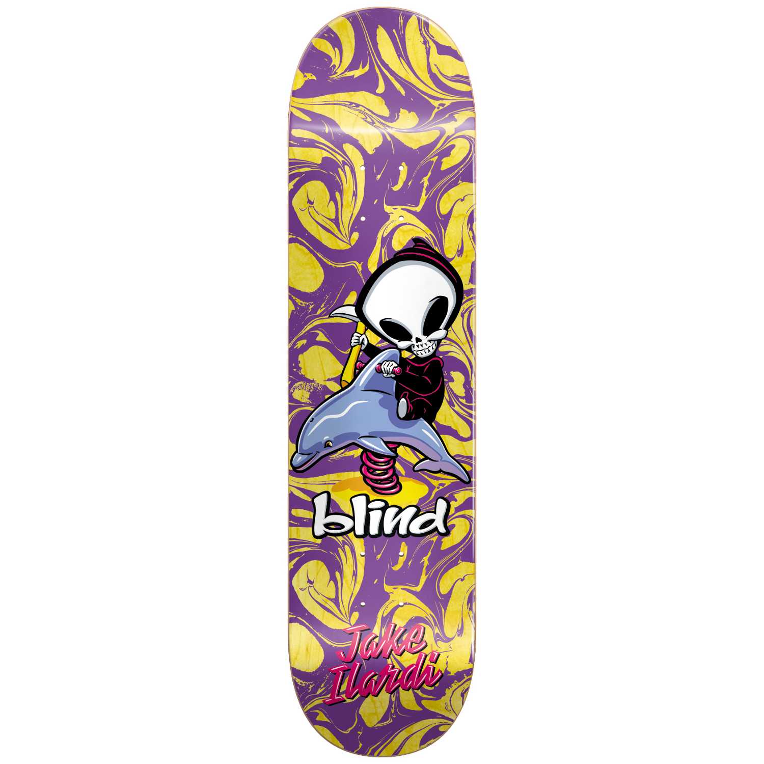 0-blind-ilardi-reaper-ride-r7-sanida-8-mov-bottom-view BLIND Ilardi Reaper Ride R7 Σανίδα 8" - Μωβ 49.10011709/ILPR/8 - Image 1