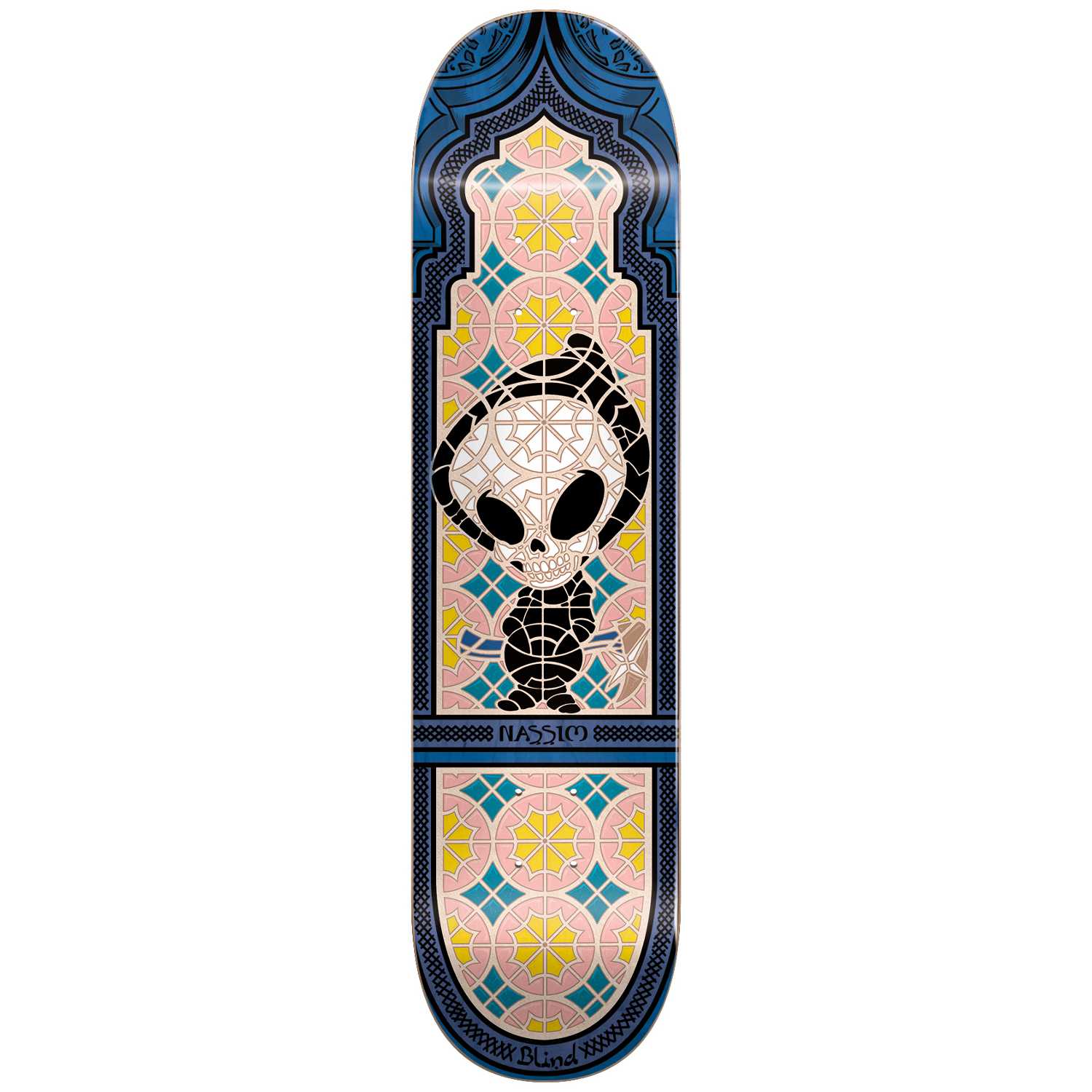 0-blind-nassim-tile-reaper-r7-sanida-8.25-nassim-blue-bottom-view BLIND Nassim Tile Reaper R7 Σανίδα 8.25" - Nassim/Blue 49.10011690/NBLU/8.25 - Image 1
