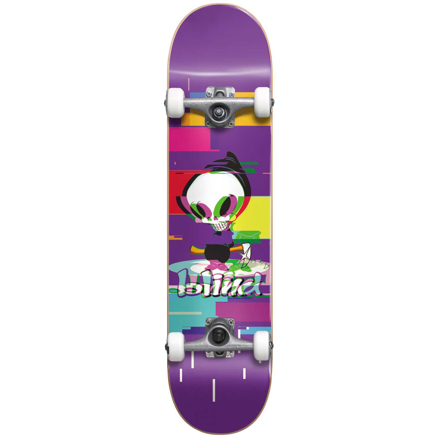 0-blind-reaper-glitch-fp-complete-skateboard-7.75-mov-bottom-view BLIND Reaper Glitch FP Complete Skateboard 7.75" - Μωβ 49.10511551/PUR/7.75 - Image 1