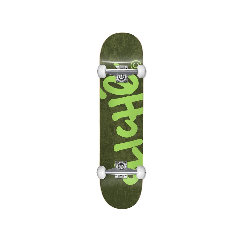 CLICHE Handwritten Yth FP Complete Skateboard 7.375" - Forest Green 49.10526266Y/FGRN/7.375