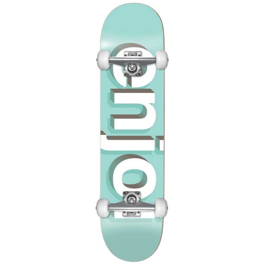 0-enjoi-helvetica-neue-fp-complete-skateboard-8-aqua-bottom-view ENJOI Helvetica Neue FP Complete Skateboard 8" - Aqua 49.10517669/AQ/8 - Image 1