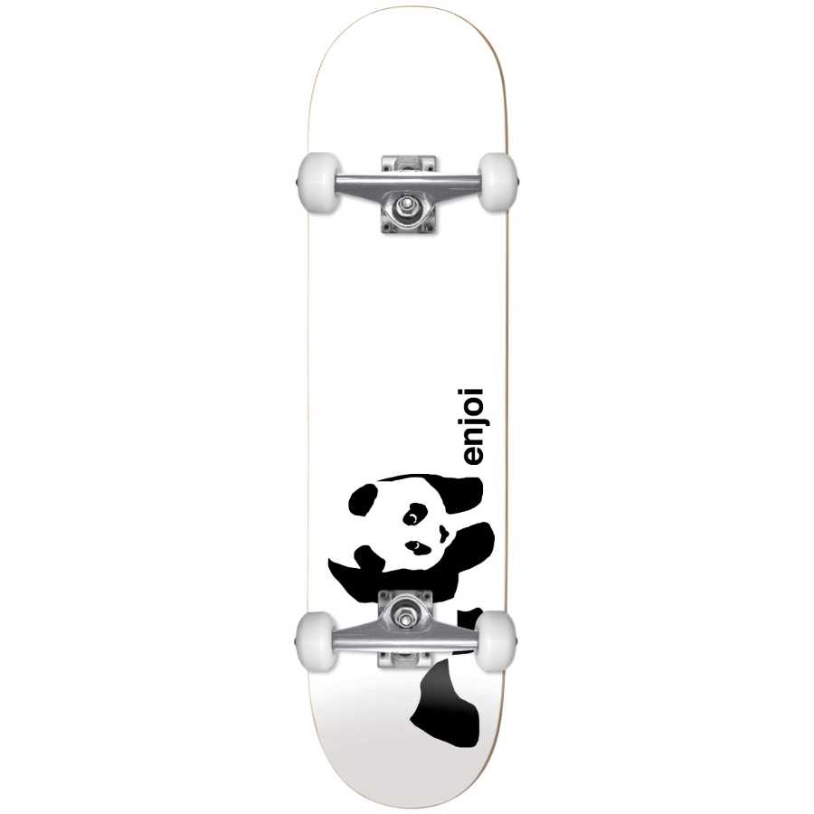 0-enjoi-whitey-panda-fp-complete-skateboard-7.75-lefko-bottom-view ENJOI Whitey Panda FP Complete Skateboard 7.75" - Λευκό 49.10517117/WHT/7.75 - Image 1