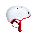 ENNUI Elite White Red Shiny Κράνος Με Αφαιρούμενο Peak - Λευκό/Κόκκινο 19.920111