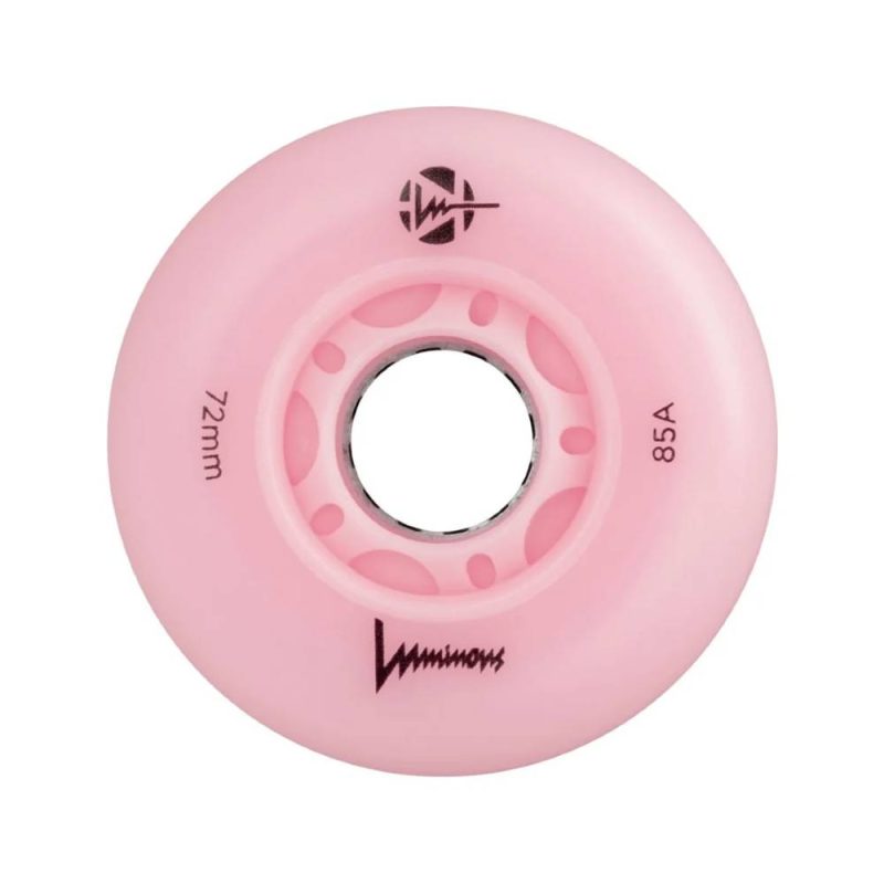 LUMINOUS Ροδάκια Led Flamingo 72χιλ./85A - Ροζ 52.LUWL-LU7285-FL-PK