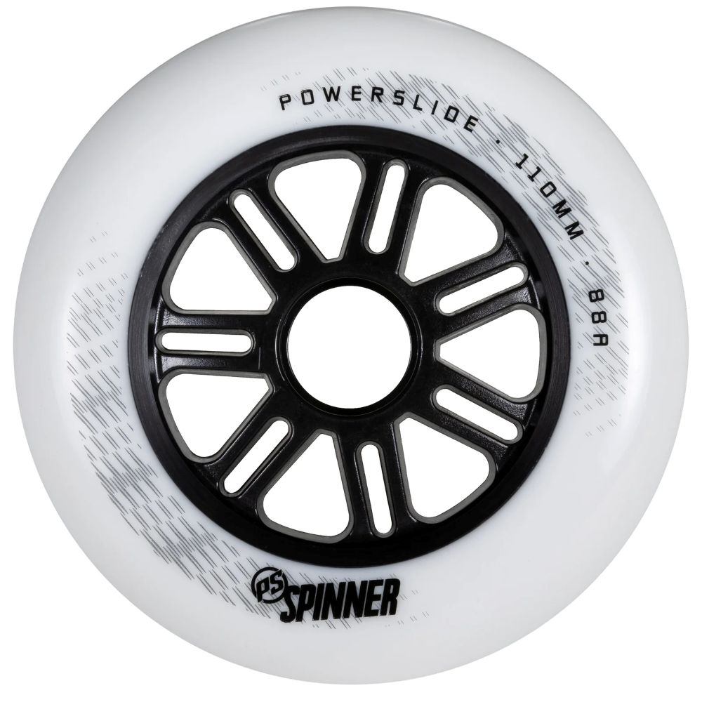 0-powerslide-110xil.-88a-spinner-rodakia-lefko-front-view POWERSLIDE 110χιλ./88Α Spinner Ροδάκια - Λευκό 19.905439 - Image 1