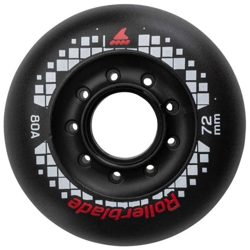 ROLLERBLADE Apex 72χιλ./80Α Ροδάκια - Μαύρο 43.066557