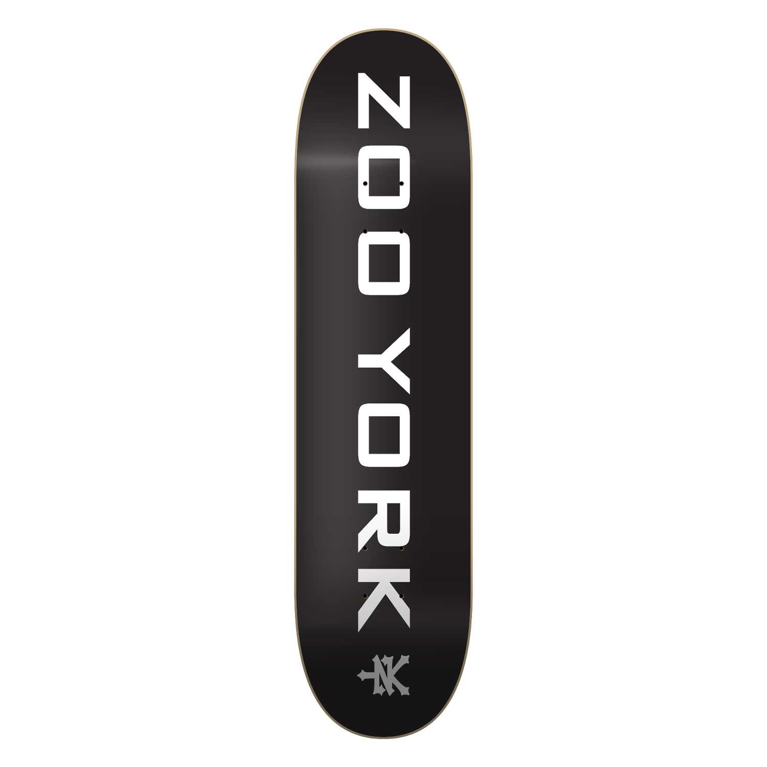0-zoo-york-og-95-logo-block-sanida-8-mauro-leuko-gkri-bottom-view ZOO YORK OG 95 Logo Block Σανίδα 8" - Μαύρο/Λευκό/Γκρι 66.010408100M800 - Image 1