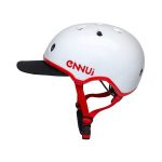 ENNUI Elite White Red Shiny Κράνος Με Αφαιρούμενο Peak - Λευκό/Κόκκινο 19.920111 - Image 5