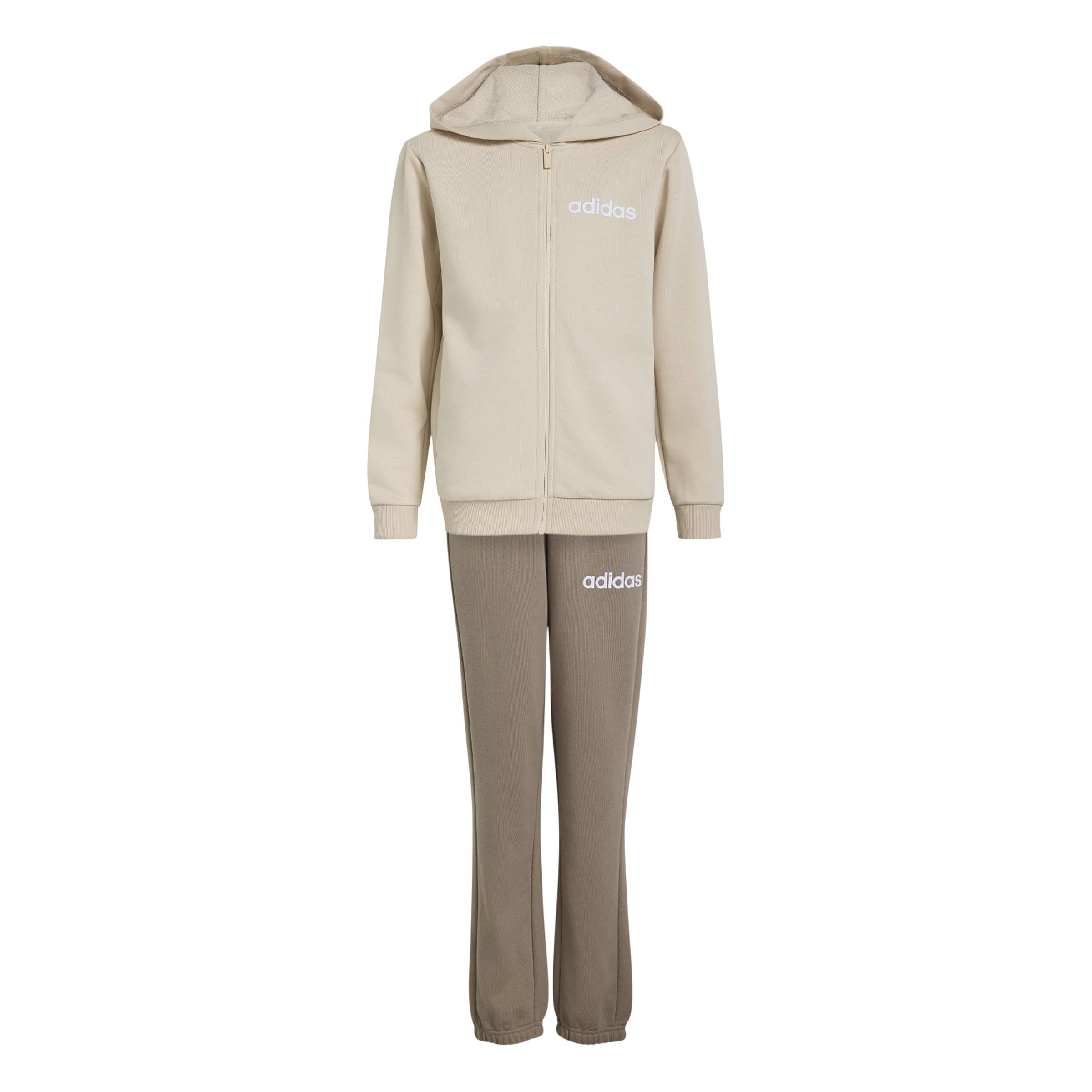 adidas_children's_tracksuit_essentials_kq7825_1 Adidas Children's tracksuit Essentials KQ7825 Μπεζ - Image 1