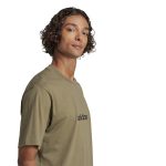 Adidas Essentials Linear Single Jersey Tee JE9001 Χακί - Image 4