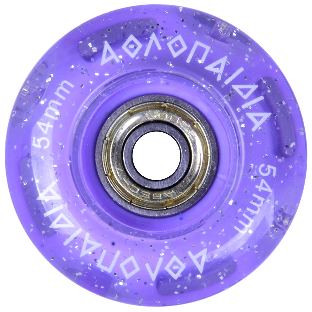 0-3k-rodakia-gia-patinia-10322-light-purple-front-view 3K Ροδάκια Αυτοφωτιζόμενα για Πατίνι 10322 - Λιλά 002.10322/WHL/LP - Image 1