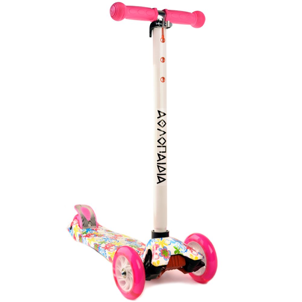 0-athlopaidia-3troxo-patini-scooter-me-fotizomena-rodakia-1-right-tilt ΑΘΛΟΠΑΙΔΙΑ Πατίνι (Scooter) 3τροχο, με Φωτιζόμενα Ροδάκια, #1 002.61210/1 - Image 1
