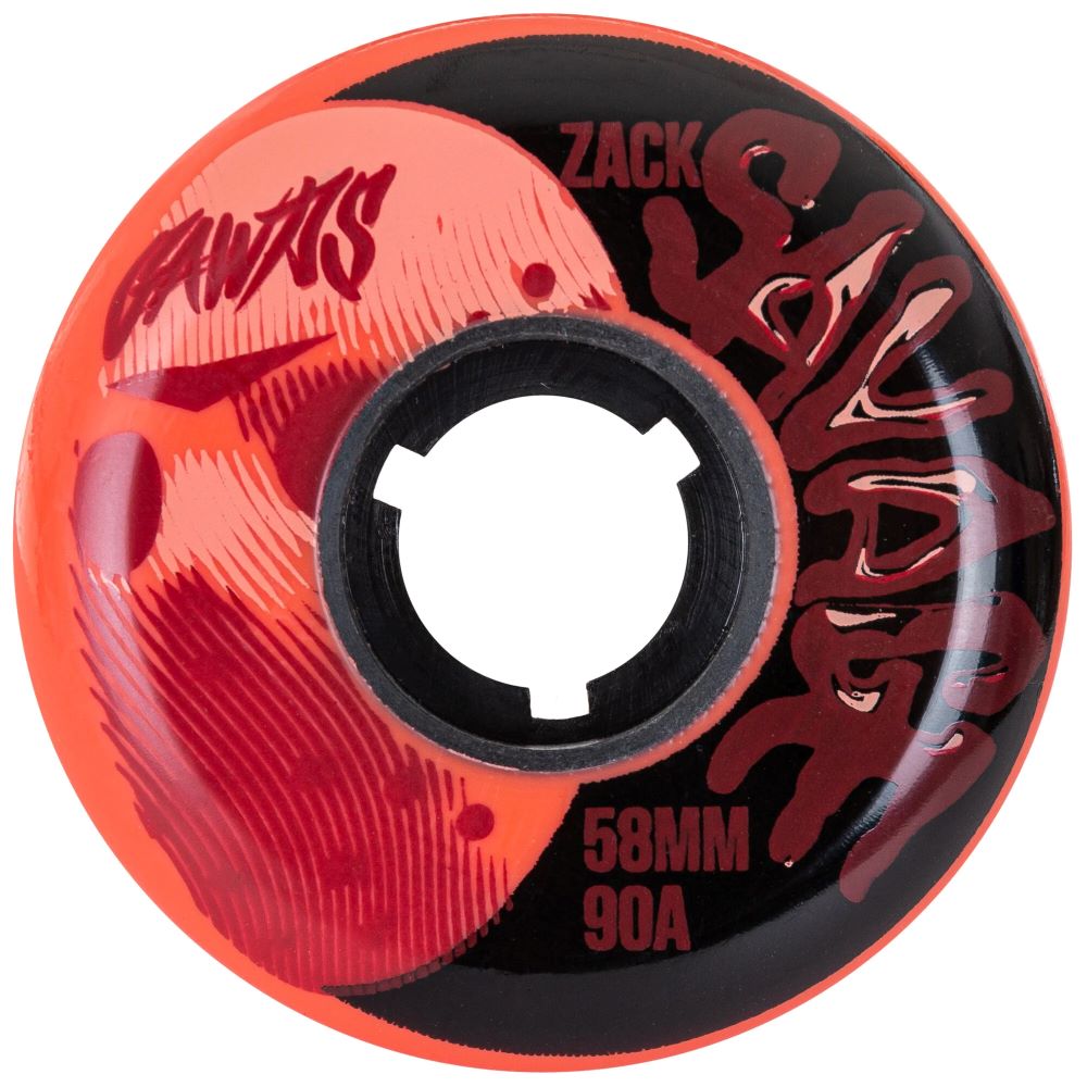 0-gawds-zack-savage-ii-rodakia-black-orange-front-view GAWDS Zack Savage II 58χιλ./90A Ροδάκια - Μαύρο/Πορτοκαλί 19.30014 - Image 1