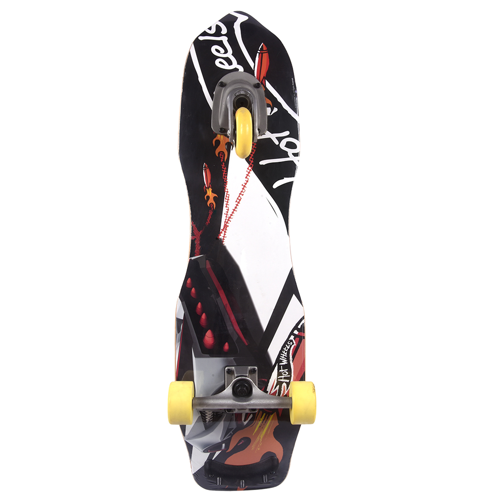 0-hot-wheels-firecruiser-complete-longboard-black-white-bottom-view HOT WHEELS Firecruiser Ολοκληρωμένη Longboard 17.980261 - Image 1