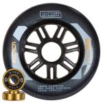 IQON Access Combo 100 Σκούρο Γκρι Ρόδες 3 Τεμαχίων - Διάφανο Μαύρο/Σκούρο Γκρι 19.30400
