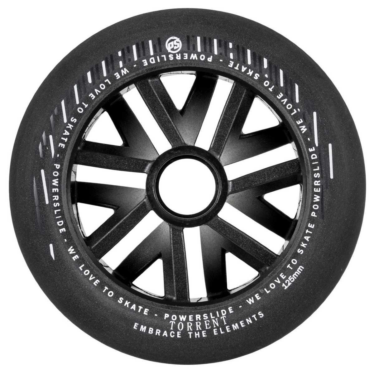 0-powerslide-125xil.-84a-torrent-rain-rodakia-mauro-front-view Powerslide 125χιλ./84Α Torrent Rain Ροδάκια - Μαύρο 19.905299 - Image 1