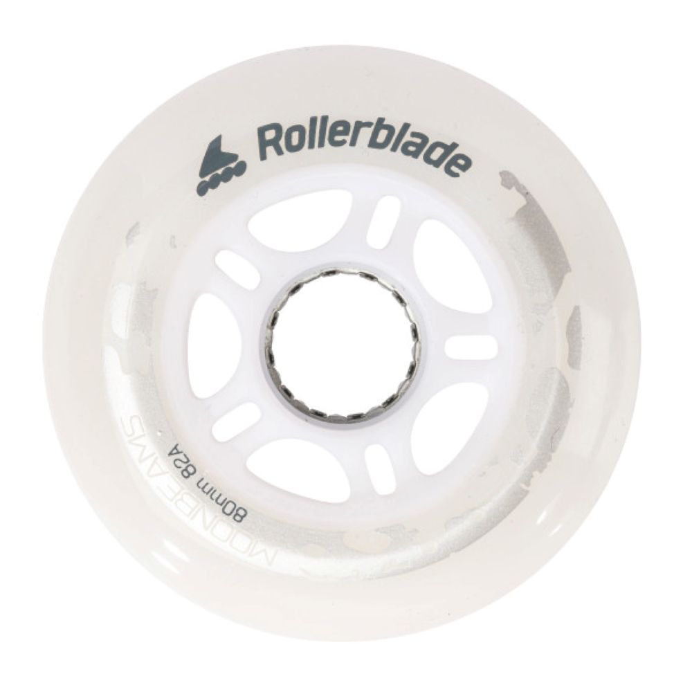 0-rollerblade-moonbeams-led-rodakia-leuko-front-view ROLLERBLADE Moonbeams Led Ροδάκια - Λευκό 43.061200 - Image 1