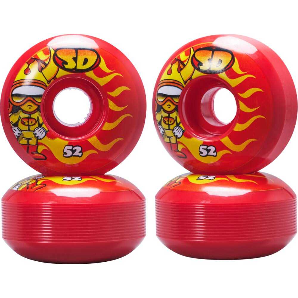 0-speed-demons-hot-shot-52xil-rodakia-kokkino-set-view SPEED DEMONS Hot Shot 52χιλ. Ροδάκια - Κόκκινο 65.021201999A52 - Image 1