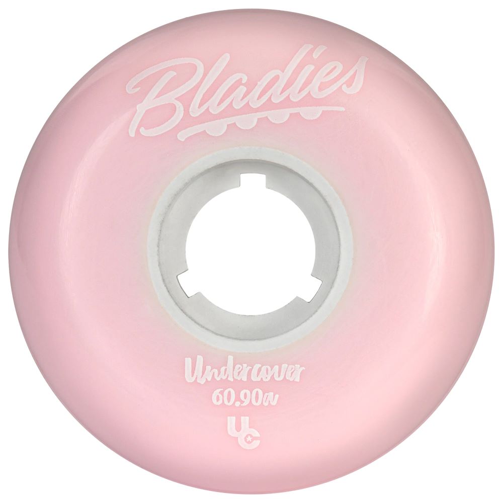 0-undercover-bladies-rodakia-pink-white-front-view UNDERCOVER Bladies 60/90A Ροδάκια - Ροζ/Λευκό 19.406292 - Image 1