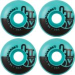 VOL.1 Ροδάκια Skateboard - Γαλάζιο/Μαύρο 014.02