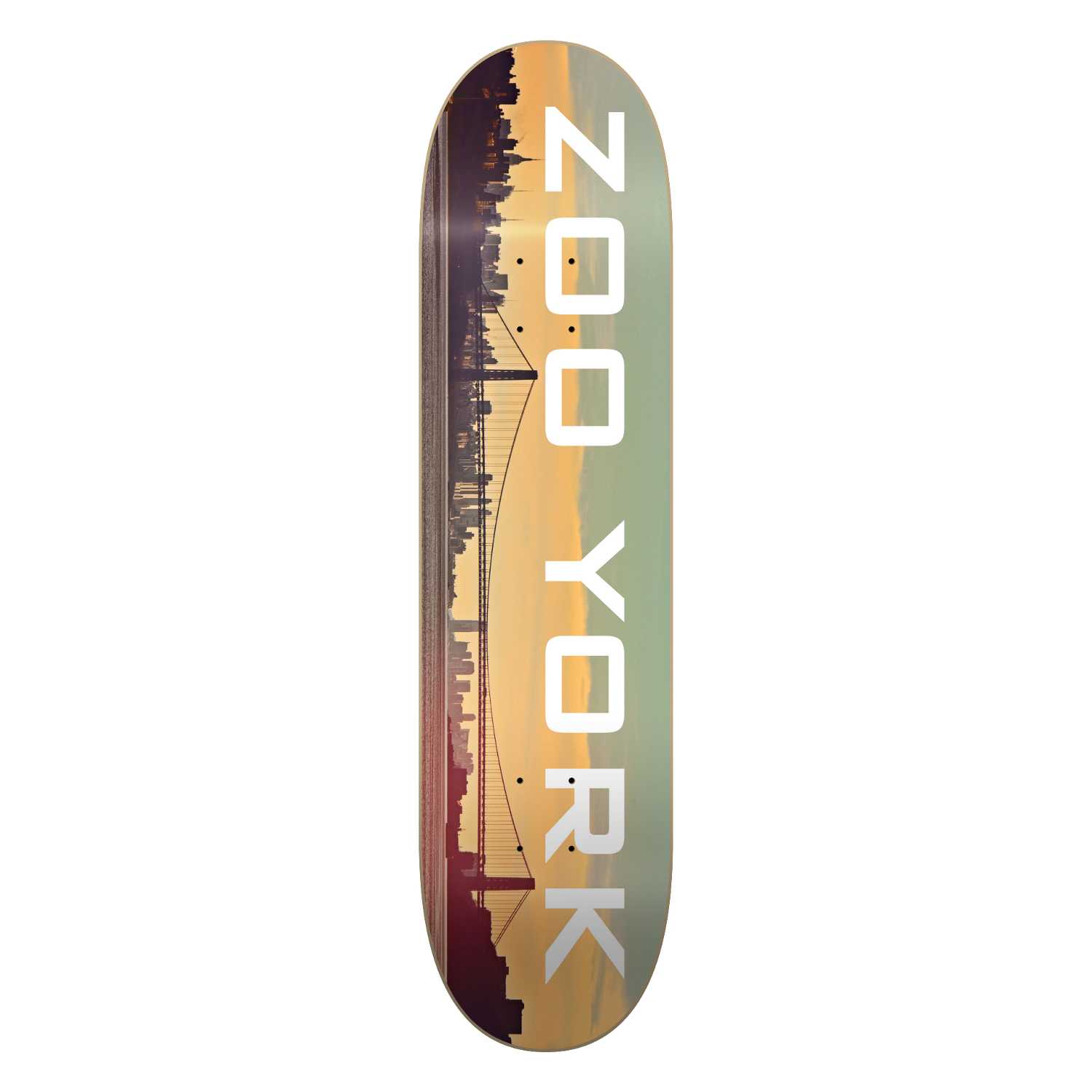0-zoo-york-og-bridge-sanida-8-25-polixromo-bottom-view ZOO YORK OG Bridge Σανίδα 8.25" - Πολύχρωμο 66.010406999A825 - Image 1