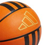 Adidas 3-Stripes Rubber X3 Basketball HM4970 Πορτοκαλί - Image 3