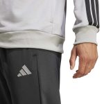 Adidas 3-Stripes French Terry Tracksuit JI8876 Γκρι - Image 6