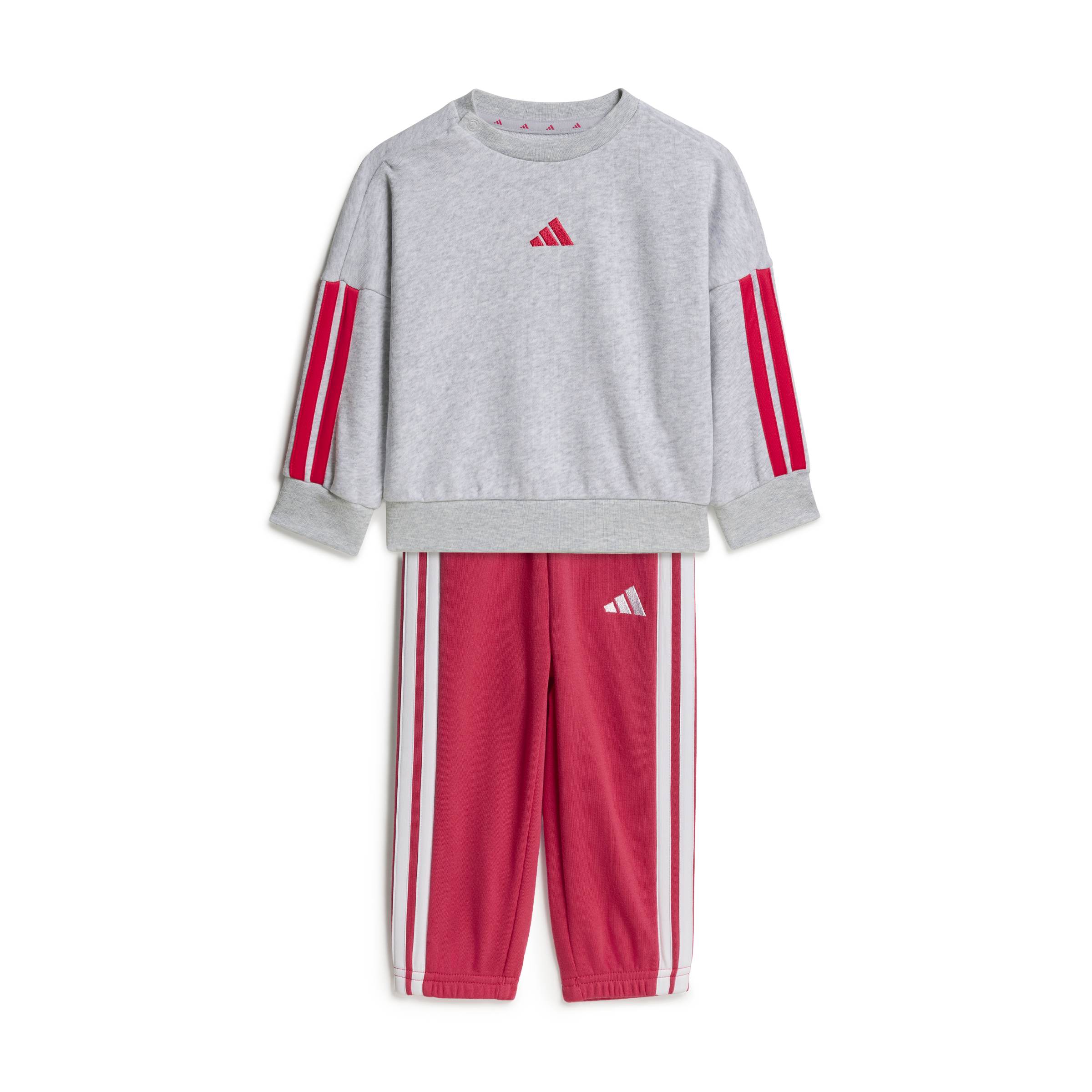 adidas_essentials_joggers_set_kids_kq8672_1 Adidas Essentials Joggers Set Kids KQ8672 Γκρι - Image 1