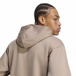 Adidas Essentials Linear Fleece Hoodie KF2396 Μπεζ - Image 5