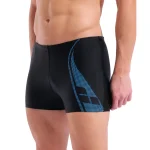 Arena M Graphic Swim Short 011930-508 Μαύρο - Image 3