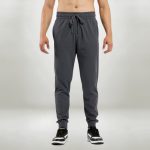BeNation Essential Heavy Jersey Rib Hem Pants 02312502-3F Ανθρακί