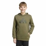 Camo Graphic Hoodie Kids KQ7011 Χακί - Image 3