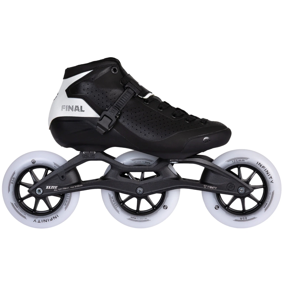 powerslide-final-125-patinia-mauro-lefko-1 POWERSLIDE Final 125 Πατίνια - Μαύρο/Λευκό 19.904696 - Image 1