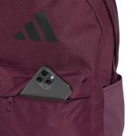 Adidas Classic 3 Bar Logo Backpack KQ6741 Μπορντό - Image 3