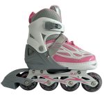 G&C Inline Αυξομειούμενα Πατίνια Rollers BW 188 Γκρι/Ροζ
