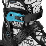 Αυξ/να Inline Skates NILS EXTREME ΣΕΤ 4 σε 1 με Αντικ/σιμη Λεπίδα Πάγου NH10907 Μαύρο/Μπλε - Image 6