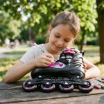 Αυξ/να Inline Skates NILS EXTREME ΣΕΤ 4 σε 1 με Αντικ/σιμη Λεπίδα Πάγου NH10907 Μαύρο/Ροζ - Image 3