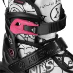 Αυξ/να Inline Skates NILS EXTREME ΣΕΤ 4 σε 1 με Αντικ/σιμη Λεπίδα Πάγου NH10907 Μαύρο/Ροζ - Image 6